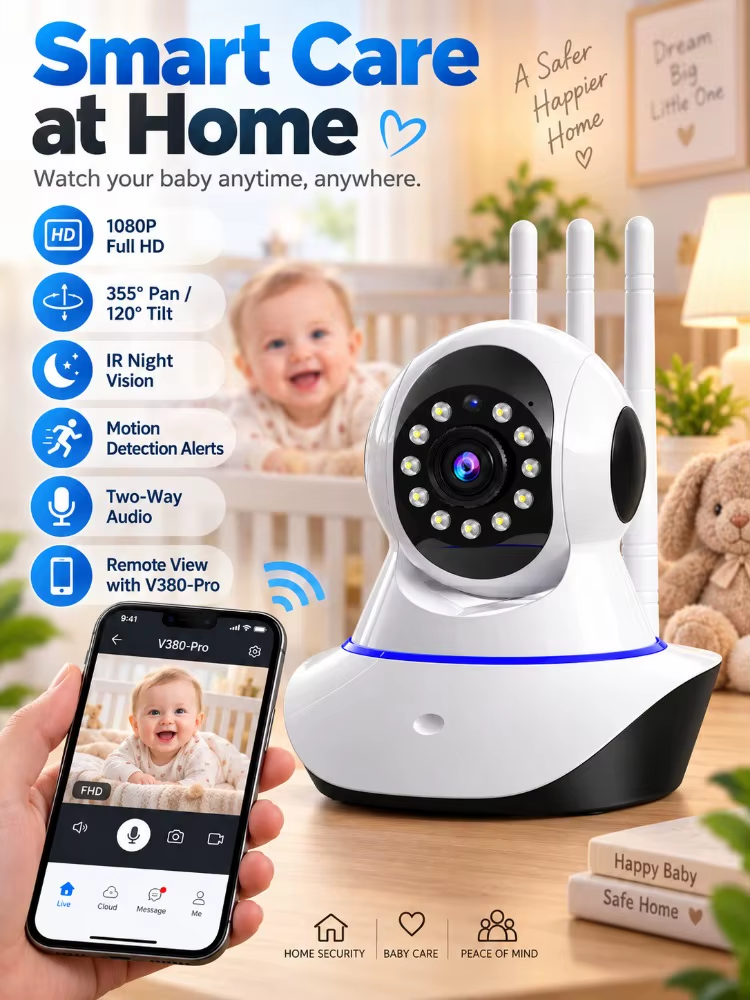 2MP Wifi Camera Outdoor Dome V380 PTZ IP Monitor Night Vision Humanoid Detection Yoosee Home Security Surveillance Cameras CCTV